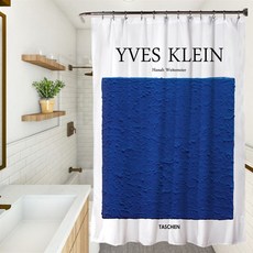 에어 코발트 블루 샤워커튼 TYPE 09 150 x 180 cm, 1개