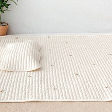 Dot to Dot x Marolot Baby 被子刺繡絎縫墊嬰兒床墊, 橄欖, 1個