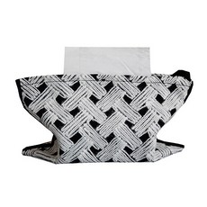 北歐風黑色系印花面紙套, 覈對