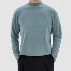 남성용 캐시울 반목폴라 긴팔 니트 T2958