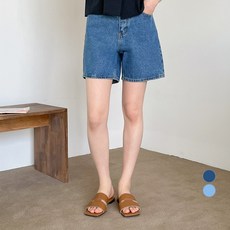 데이템 여성용 베이직 데님 숏 팬츠
