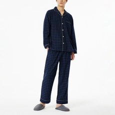 JAJU 男士法蘭絨睡衣套裝