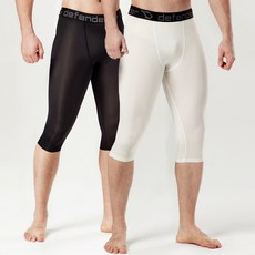 디펜더 남성용 스포츠 런닝 7부 바지 2종 세트 MP