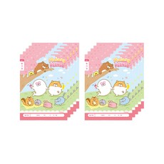 ibis 女童用 國小1-2年級日記本 寬格筆記本 軟萌朋友 11049, 10個, 混色