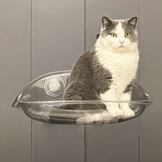 soonZAM 貓咪舒適溫暖吊床休憩處, 透明