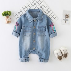 JOY MULTI 嬰兒牛仔造型連身衣