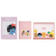 KAKAO FRIENDS 2022新年月曆禮包組, Little Neo（日記）、粉色（月度計劃、日曆）