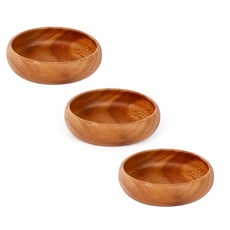 plala 相思木圓碗 2號, 棕色, 3個