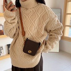 SORIDAL 女性 Medive 日常迷你斜背包 小號, 棕色