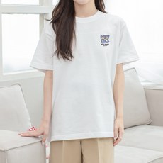 HumbleStudio 女士基本款Blue Bears夏季20支棉短袖T恤 KK_174_086