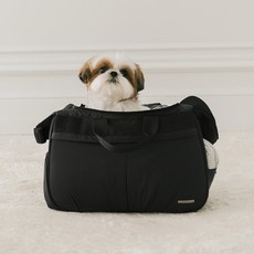 PETSLAND 寵物 Mellow 揹帶 + 內墊組合, 午夜黑, 1套