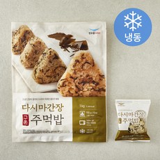 한우물 다시마 간장 주먹밥 10개입 (냉동), 1kg, 1개