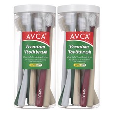 AVCA 超細軟毛牙刷, 2個, 16入