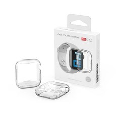 iNOViA AHASTYLE Apple Watch 6 / SE / 5 / 4 螢幕保護全覆蓋保護殼 44mm, 透明, 1個