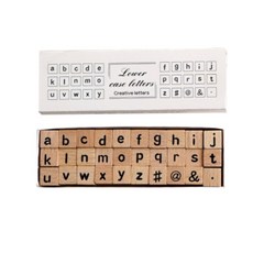 Mazing Choice 字母數字木製印章 C套組, 1套