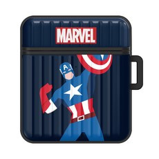 마블 액션 아머 캐리어 에어팟 1 / 2 케이스, 블루