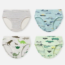 Uni FRIend 男童款印花三角內褲 4件組