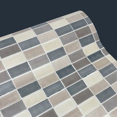 壁紙國度 歐式復古懷舊磁磚翻新壁貼, 11-743柔和海軍藍