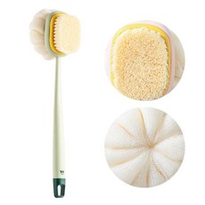 雙面身體刷沐浴刷, 1個, 1入, 綠A