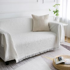 Ahope 北歐簡約風格線條沙發套, 白色鑽石格