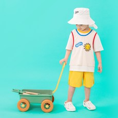 멜리코코 아동용 통기성 아이스 루즈핏 컬러 쇼츠