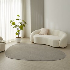 워셔블 사이잘룩 루프 스톤 비정형 러그