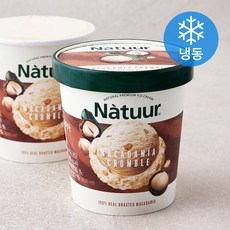 나뚜루 마카다미아 크럼블 파인트 아이스크림 (냉동), 474ml, 1개입, 1개