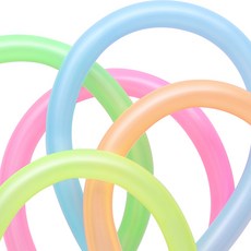 Sempertex 霓虹混合 魔術氣球 260S, 隨機出貨, 100個