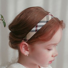 LuckyBambine 女童用Vivi格紋髮帶 2cm