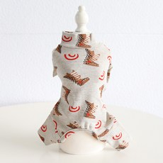 PASTEL PET 寵物暴龍高領連身衣, 棕色恐龍