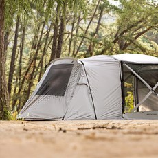 IDOOGEN Octagon Max 專用前庭內部空間擴充延伸帳, 淺灰色