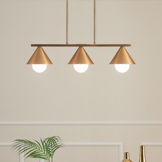 hit LIGHTING Amor 3燈吊燈 D25470BZSB, 青銅色