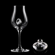 크로스노 아방가르드 위스키 테이스팅글래스 별자리 컬렉션 5 사자자리 + 마텐더 유리캡 세트, 1세트