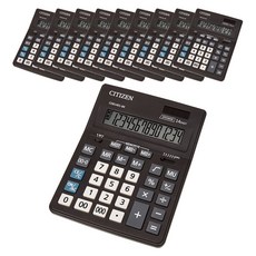 CITIZEN 計算器CDB1401, BK, 10個