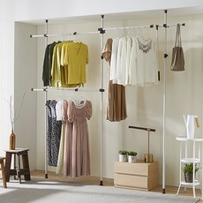 우리행거 뉴클래식 25mm 3단 행거 NCL 253, 아이보리 함마톤