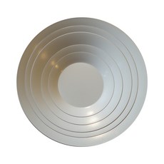 은스홈 세라믹 황토 숯 코팅 브런치 캠핑 접시 원형 155mm + 190mm + 235mm + 260mm + 300mm 세트, 아이보리, 1세트