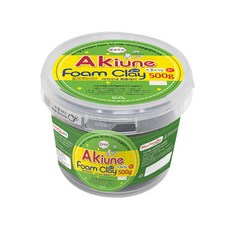 이지피아 아키우네 폼클레이, 검정, 500g, 1개