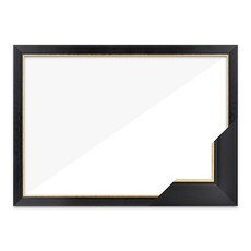 누니액자 고급형 수지 슬림 엣지 1000피스 퍼즐액자 50 x 75 cm 50-75 SF20, 블랙, 1개