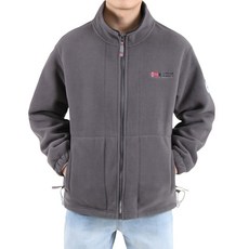 男款北歐風刷毛高領拉鍊外套 YX182