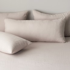 gBEDDING 超細纖維水洗靠枕 2入, 杏色