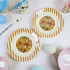 rice 丹麥幼兒餐具, 2個, 棕色農場, 棕色農場