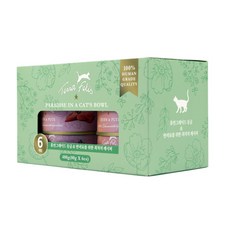 테라펠리스 고양이 치킨 앤 칠면조 캔사료 6p, 닭, 80g, 6개