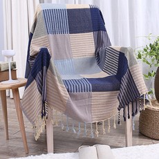 方形圖案蓋毯