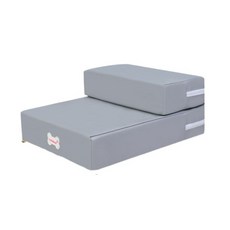 PetStbuyi Pet Monspet防滑防水組合折疊樓梯, 灰色的
