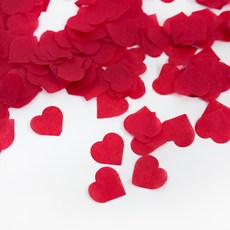 Party09 愛心亮片 2.5cm 150g, 紅色, 1個