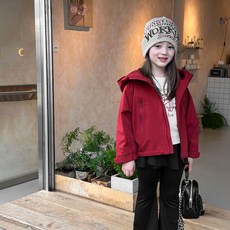 Starbean 休閒彩色連帽防風外套