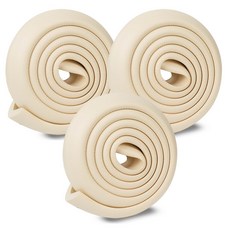 L型防撞護條, 米色, 3條, 2m