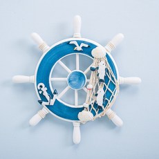 Topsiga TCR 室內裝飾品 藍色海洋 船舵, 05