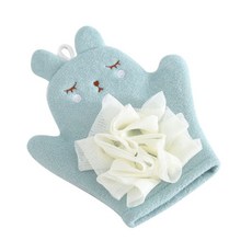 솔리드룸 리빙라이프 러블리 래빗 목욕 장갑, 그린, 1개, 1개입