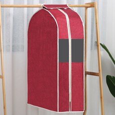 衣物防塵套 紅色 L號, 1個, 1件